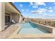Beautiful pool and spa with steps, patio, and desert views, perfect for outdoor relaxation at 160 Stone Mesa Ct, Henderson, NV 89011