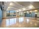 Spacious yoga studio featuring hardwood floors, mirrored walls, and recessed lighting at 160 Stone Mesa Ct, Henderson, NV 89011