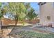 Well-maintained backyard with a patio seating area for comfortable outdoor enjoyment at 1800 Montvale Ct, Las Vegas, NV 89134