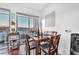 Dining room featuring a table set for four with views from the window at 200 W Sahara Ave # 801, Las Vegas, NV 89102