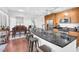 Open concept kitchen with a breakfast bar with room for seating at 200 W Sahara Ave # 801, Las Vegas, NV 89102