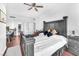 Main bedroom with walk-in closet, and modern decor at 200 W Sahara Ave # 801, Las Vegas, NV 89102