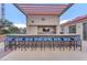 Outdoor kitchen with seating at 200 W Sahara Ave # 801, Las Vegas, NV 89102