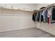 This walk-in closet is ready to be filled with all your belongings and features wood-look floors at 2150 Grant Union Ct, Laughlin, NV 89029