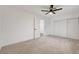 Bedroom with neutral carpet and a closet, offering ample storage space at 2521 Richfield Blvd, Las Vegas, NV 89102