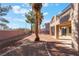 The home includes a low maintenance, landscaped backyard and second story patio at 2743 Carolina Blue Ave, Henderson, NV 89052