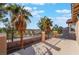 Balcony with decorative iron railing and large trees for added privacy and outdoor enjoyment at 2743 Carolina Blue Ave, Henderson, NV 89052