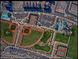 Aerial view showcasing the community amenities, including ball fields, a pool, and parks at 2844 Alenga St, Henderson, NV 89044