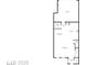 Open-concept first floor plan featuring living room, dining area, kitchen, and access to the garage at 2844 Alenga St, Henderson, NV 89044
