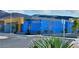 Shirley & Bill Wallin Elementary School, a blue and yellow building set against a desert landscape at 2844 Alenga St, Henderson, NV 89044