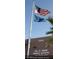 Del E. Webb Middle School: view of the American flag waving above the school's sign at 2844 Alenga St, Henderson, NV 89044