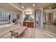 Spa-like bathroom featuring a soaking tub, walk-in shower, and ample counter space at 3784 Cheryl Lynne Ct, Las Vegas, NV 89139