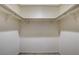 Bright walk-in closet with shelving and closet rod at 4140 Gannet Cir # 255, Las Vegas, NV 89103