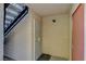 View of condo's front entrance area with a security gate and staircase at 4140 Gannet Cir # 255, Las Vegas, NV 89103