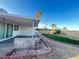 Covered patio offering views of the spacious backyard at 4194 Greenpoint St, Las Vegas, NV 89147
