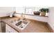 Close-up of kitchen sink with stylish faucet and decor at 45 Maleena Mesa St # 327, Henderson, NV 89074