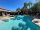 Resort-style pool area with plenty of lounge chairs and shaded areas, perfect for relaxation and entertainment at 45 Maleena Mesa St # 327, Henderson, NV 89074