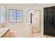 Clean bathroom with tub/shower and tiled walls at 525 Sunnys Halo Ct, Henderson, NV 89015
