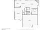 A clear floor plan showcasing the layout of the main living areas and garage at 525 Sunnys Halo Ct, Henderson, NV 89015
