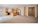Open floorplan with kitchen open to a large living space at 7317 Caballo Range Ave, Las Vegas, NV 89179