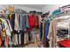 Spacious walk-in closet with ample shelving and hanging space at 8432 Squaw Valley Ave, Las Vegas, NV 89128