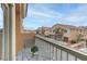 Relax on this balcony with great community views of the surrounding area at 1150 Red Margin Ct # 101, Las Vegas, NV 89183