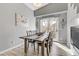 Elegant dining area with stylish decor, creating a sophisticated setting for enjoying meals and gatherings at 1150 Red Margin Ct # 101, Las Vegas, NV 89183