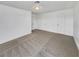 Large bedroom features neutral carpet flooring and three closets at 1200 Cunningham Dr, Las Vegas, NV 89106