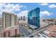 Panoramic city skyline view with modern architecture and bustling city streets at 125 E Harmon Ave # 2205, Las Vegas, NV 89109