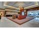 Elegant lobby features stylish seating, coffered ceilings, and sophisticated decor, creating a welcoming atmosphere at 125 E Harmon Ave # 2205, Las Vegas, NV 89109