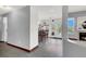 Bright dining area with doors leading to a patio and a view of the pool at 2020 Rainbow View St, Henderson, NV 89012