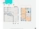 Detailed floorplan showcasing the layout of the home, including the kitchen and bedrooms at 2020 Rainbow View St, Henderson, NV 89012