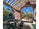 Shaded picnic table in a playground area at 2020 Rainbow View St, Henderson, NV 89012