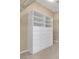 This spacious walk-in closet features a modern shelving and drawer system at 2491 Hardin Ridge Dr, Henderson, NV 89052