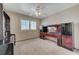 Bedroom featuring a ceiling fan and natural light at 3747 Gulliver St, Las Vegas, NV 89115