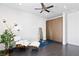 Bonus Room with a chair, mirror, and a blue yoga mat at 4135 N Durango Dr, Las Vegas, NV 89129