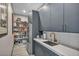 Butler's pantry offers tons of storage with modern countertops and stainless steel appliances at 4345 N Dapple Gray Rd, Las Vegas, NV 89129
