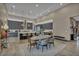 Modern kitchen with stainless steel appliances and a spacious island with barstool seating at 4345 N Dapple Gray Rd, Las Vegas, NV 89129