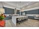 Spacious kitchen features a large island with seating and modern, stainless steel appliances at 4345 N Dapple Gray Rd, Las Vegas, NV 89129