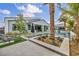 A luxurious backyard featuring a modern pool, sleek patio, and lush landscaping, perfect for outdoor enjoyment at 4345 N Dapple Gray Rd, Las Vegas, NV 89129
