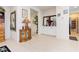 Hallway area with a mirrored accent and decorative items that enhance the welcoming atmosphere at 4560 E Cactus Canyon Dr, Pahrump, NV 89061