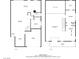 Detailed floor plan showcasing the layout of both floors, including room dimensions and features at 5014 Thunder River Cir, Las Vegas, NV 89148