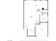 Schematic first-floor layout detailing the kitchen, living areas, bedroom, and garage locations at 5014 Thunder River Cir, Las Vegas, NV 89148