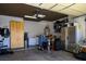 Well-organized garage with ample storage cabinets, shelving, and a variety of household items at 5014 Thunder River Cir, Las Vegas, NV 89148