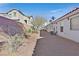 A beautiful backyard with desert landscaping in a home at 7722 Top Hat Ave, Las Vegas, NV 89113