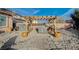 Backyard detached barbecue area featuring a stainless steel barbecue grill and prep areas at 8093 Luna Sera Ave, Las Vegas, NV 89178