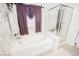 A bright bathroom with walk-in shower and garden tub perfect for unwinding at the end of the day at 8890 Bonneville Peak Ct, Las Vegas, NV 89148
