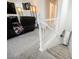 Carpeted staircase leading to an upstairs entertainment area with plush seating at 8890 Bonneville Peak Ct, Las Vegas, NV 89148