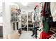 Well-organized walk-in closet with ample shelving and hanging space, providing plenty of storage at 8890 Bonneville Peak Ct, Las Vegas, NV 89148