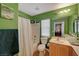 Bathroom features a shower-tub combo, toilet, vanity with sink, and a large mirror at 9180 Wine Cellar Ave, Las Vegas, NV 89148